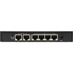 Коммутатор/ Unmanaged Switch 6x100Base-TX (4x100Base-TX PoE), PoE Budget 60W, Long-range PoE up to 250m, metal case