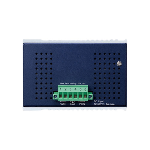 коммутатор/ PLANET  IGS-1020PTF-12V IP30 Industrial 8-Port 10/100/1000T 802.3at PoE + 2-Port 100/1000X SFP Ethernet Switch w/ 12V Booster (-40~75 degrees C, 250m Extend mode, PoE Usage LED, dual 12V~56V DC power boost)