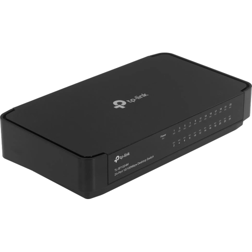 Коммутатор/ 24-port 10/100M Desktop Switch, 24 10/100M RJ45 ports, plastic case
