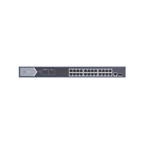 Коммутатор Hikvision DS-3E0526P-E 25x1Гбит/с 1SFP 24PoE+ 270W неуправляемый