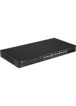 Коммутатор TP-Link SG2428P (L2+) 24x1Гбит/с 4SFP 24PoE+ 250W управляемый
