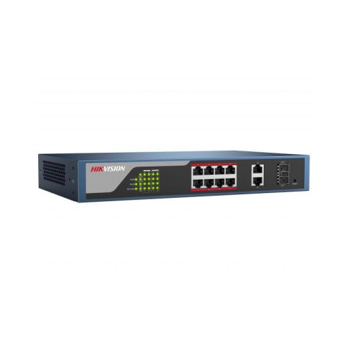 Коммутатор Hikvision DS-3E1310P-EI/M (L2) 8x100Мбит/с 2SFP 123W Коммутатор Hikvision DS-3E1310P-EI/M (L2) 8x100Мбит/с 2SFP 123W