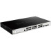 Коммутатор/ DGS-1210-28MP/ME Managed L2 Metro Ethernet Switch 24x1000Base-T PoE, 4x1000Base-X SFP, PoE Budget 370W, Surge 6KV, CLI, RJ45 Console, Dying Gasp