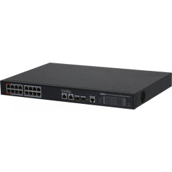 Коммутатор Dahua DH-S4220-16GT-190 (L2) 16x1Гбит/с 2SFP 16PoE 190W управляемый