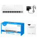 Коммутатор CUDY 8-Port 10/100 Mbps Desktop Switch 8-Port 10/100 Mbps Desktop Switch, 8 10/100M RJ45 Ports, Loop Detection, Desktop Plastic Case, Power Saving, Plug & Play, Wall-Mount