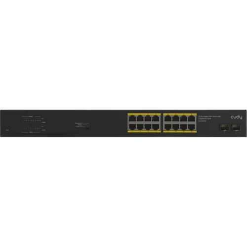 Коммутатор/ 16-Port Gigabit PoE+ Switch with 2 Gigabit SFP ports 200W Коммутатор/ 16-Port Gigabit PoE+ Switch with 2 Gigabit SFP ports 200W