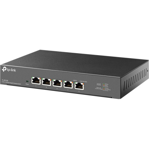 Коммутатор/ 5-port Desktop 10G Unmanaged Switch, 5 100/1G/2.5G/5G/10G RJ-45 ports, Fanless design