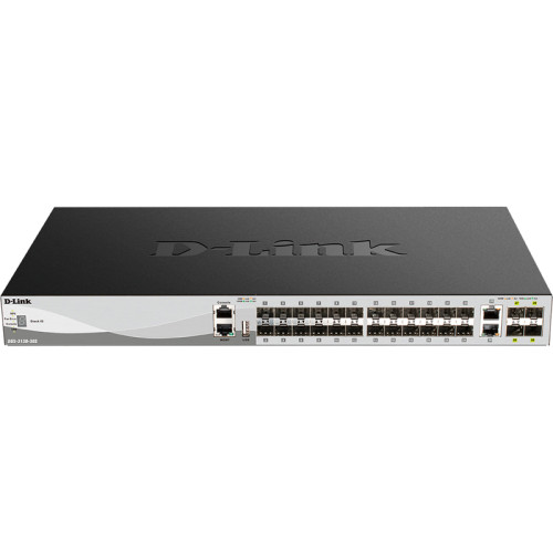 Сетевой коммутатор/ L2+ Managed Switch with 24 100/1000Base-X SFP ports and 2 10GBase-T ports and 4 10GBase-X SFP+ ports