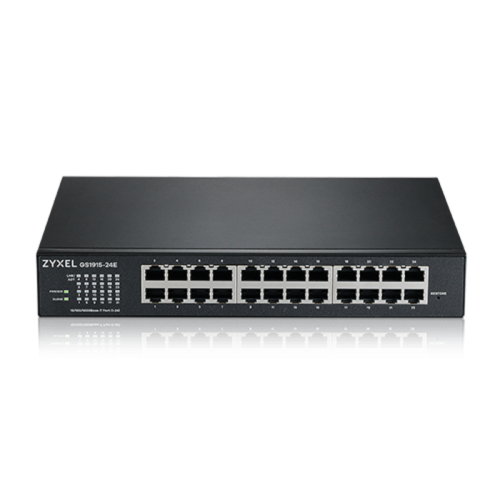 Коммутатор/ Zyxel NebulaFlex GS1915-24E Hybrid Smart L2 Switch, rack 19 Коммутатор/ Zyxel NebulaFlex GS1915-24E Hybrid Smart L2 Switch, rack 19