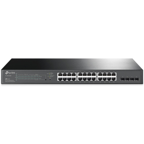 Коммутатор/ 28-Port Gigabit Smart Switch with 24-Port PoE+, 24? Gigabit PoE+ Ports, 4? Gigabit SFP Slots