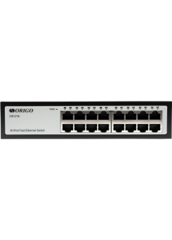 Unmanaged Switch 16x100Base-TX, metal case