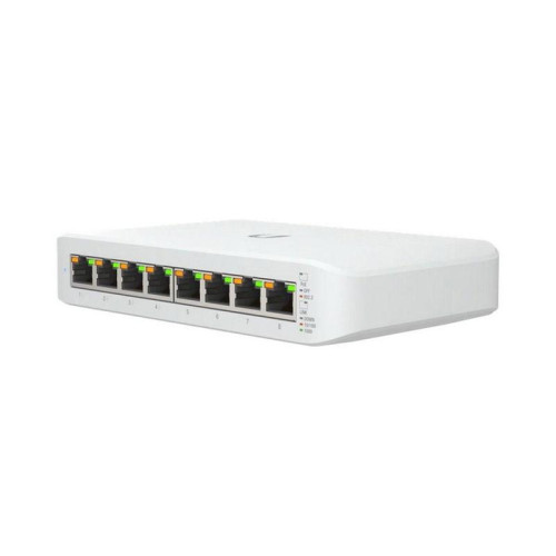 Коммутатор Ubiquiti UniFi Switch Lite 8 PoE  USW-Lite-8-PoE  Ubiquiti PoE-коммутатор, 8х 1G RJ45, раздача 52 Вт  USW-Lite-8-PoE  (071156) {10}