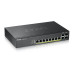 Коммутатор Zyxel GS2220-10HP-EU0101F (L2) 8x1Гбит/с 2xКомбо(1000BASE-T/SFP) 8PoE+ 180W управляемый Коммутатор Zyxel GS2220-10HP-EU0101F (L2) 8x1Гбит/с 2xКомбо(1000BASE-T/SFP) 8PoE+ 180W управляемый