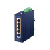 коммутатор/ PLANET IGS-504PT IP30 Compact size 4-Port 10/100/1000T 802.3at PoE + 1-Port 10/100/1000T Gigabit Ethernet Switch (-40~75 degrees C, dual 48~54V DC)