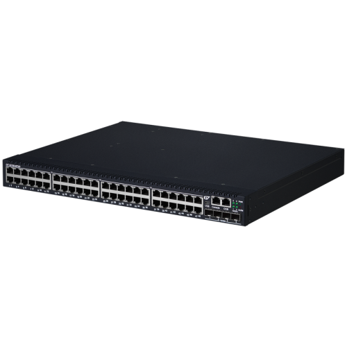 Коммутатор/ Коммутатор доступа L3 48x1G RJ45 с POE/POE+, 4x10/25G SFP28, два БП AC, охлаждение FR.