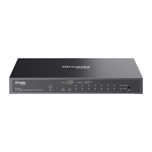 Коммутатор/ Omada 10-Port Gigabit Easy Managed Switch with 8-Port PoE+