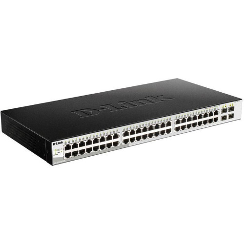 Коммутатор D-Link DGS-1210-52/ME/B1A (L2) 48x1Гбит/с 4SFP управляемый
