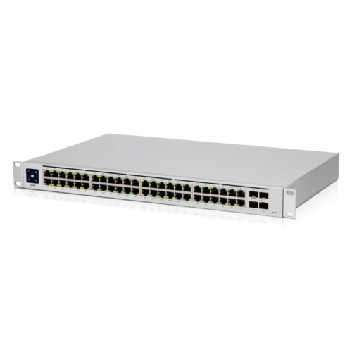 Коммутатор/ 48-port, Layer 2 PoE switch with a silent, fanless cooling system.195W total PoE availability