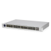 Коммутатор/ 48-port, Layer 2 PoE switch with a silent, fanless cooling system.195W total PoE availability