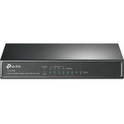 8-port 10/100M PoE Switch, 8 10/100M RJ45 ports including 4 PoE ports, steel case