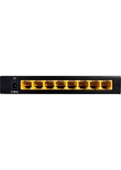 Unmanaged Switch 8x100Base-TX, metal case