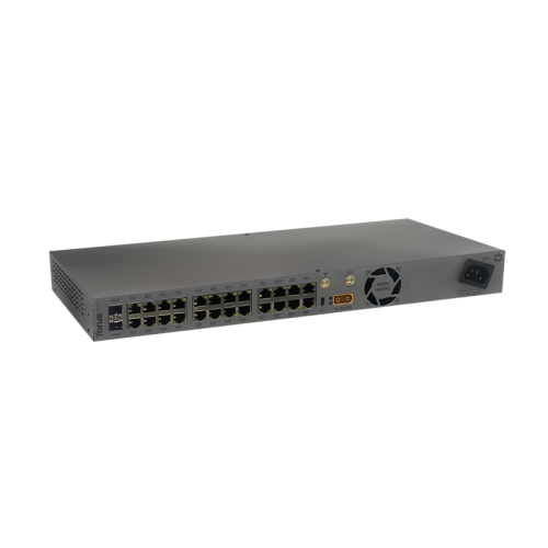 Коммутатор/ L3 управляемый коммутатор TORUS S1-1-24PL, 24х10/100/1000 Mbps RJ45, 2x 10 GbE SFP+ , LTE (wideband) CAT9, 4 eSIM, Консольный порт USB Type C, 16к MAC-адресов, 1 встроенный БП, AC: 90–260 В, 50–60 Гц DC: 36-57 B
