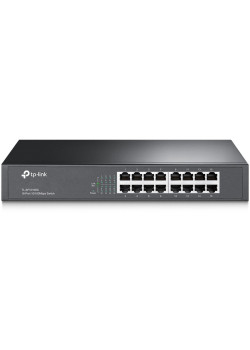 Коммутатор/ 16-port 10/100M Switch, 16 10/100M RJ45 ports, 13-inch steel case