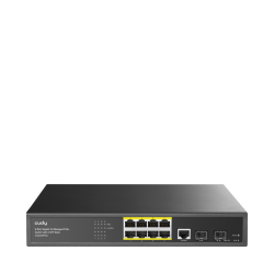 Коммутатор/ 8-Port Layer 2 Managed Gigabit PoE+ Switch with 2 Gigabit SFP Slots, 120W