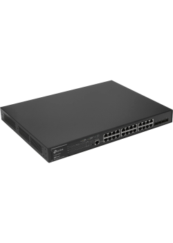 Коммутатор/ JetStream 28-port Gigabit L2+ Managed Switch with 24-port PoE+, PoE budget up to 384W, support SDN