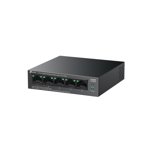 Коммутатор/ 5-Port Gigabit Desktop Switch with  4-Port PoE+