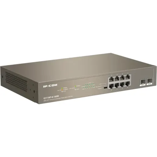 Неуправляемый PoE коммутатор с 8 Гигабитными портами PoE и 2 SFP портами. Неуправляемый PoE коммутатор с 8 Гигабитными портами PoE и 2 SFP портами.