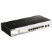 Коммутатор/ DGS-1210-10/F Smart L2 Switch 8х1000Base-T, 2х1000Base-X SFP, Compact CLI