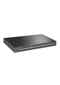 Коммутатор/ JetStream™ 48-Port Gigabit and 4-Port 10GE SFP+ L2+ Managed Switch with 48-Port PoE+