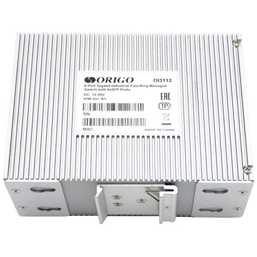Коммутатор/ Managed L2 Industrial Fast Ring Switch 8x1000Base-T, 4x1000Base-X SFP, Surge 4KV, -40 to 75°C Коммутатор/ Managed L2 Industrial Fast Ring Switch 8x1000Base-T, 4x1000Base-X SFP, Surge 4KV, -40 to 75°C