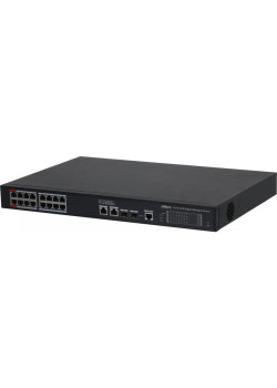Коммутатор Dahua DH-S4220-16GT-240 (L2) 20x1Гбит/с 2SFP 240W управляемый