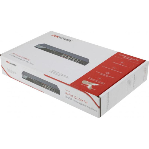 Коммутатор Hikvision DS-3E0318P-E(C)