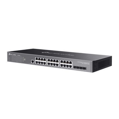 Коммутатор/ JetStream™ 24-port Pure-Gigabit L2+ Managed Switch, 24 10/100/1000Mbps RJ45, 4*10G SFP+ Slots Коммутатор/ JetStream™ 24-port Pure-Gigabit L2+ Managed Switch, 24 10/100/1000Mbps RJ45, 4*10G SFP+ Slots