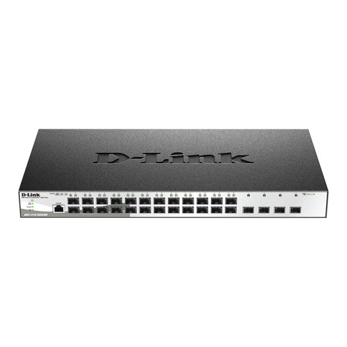Коммутатор/ DGS-1210-28XS/ME/B2A Managed L2 Metro Ethernet Switch 24x1000Base-X SFP, 4x10GBase-X SFP+, CLI, RJ45 Console, RPS