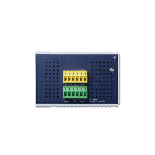 коммутатор/ PLANET IP30 Industrial L2+/L4 4-Port 60W 1000T Ultra PoE+ 1-Port 1000T + 2-port 100/1000X SFP Full Managed Switch (-40 to 75 C, dual redundant power input on 48~56VDC terminal block, DIDO, ERPS Ring Supported, 1588)