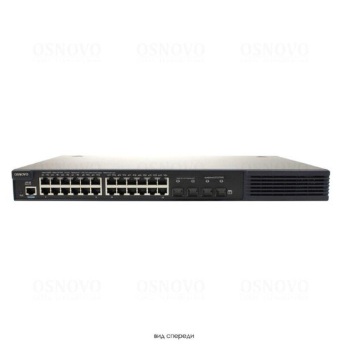 Коммутатор/ SW-8244/LST(370W) Управляемый L2+ стекируемый PoE коммутатор Gigabit Ethernet на 24 RJ45 PoE + 4 x SFP uplink порта. Порты: 4 x GE (10/100/1000Base-T) с PoE (до 60W) + 20 x GE (10/100/1000Base-T) с PoE (до 30W), 4 x GE SFP. Соответствует станд