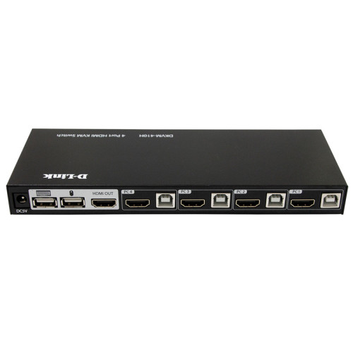 Коммутатор/ DKVM-410H 4-port KVM Switch, HDMI+USB ports