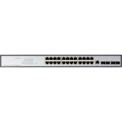 Управляемый L3 коммутатор, 24x1000Base-T, 4x10GBase-X SFP+, консольный порт RJ-45, комплект для установки в 19