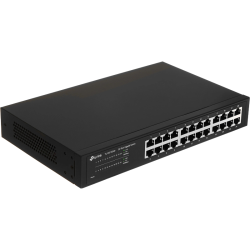 Коммутатор/ 24-port Gigabit Desktop/Rachmount Switch, 24 10/100/1000M RJ45 ports, 13-inch steel case