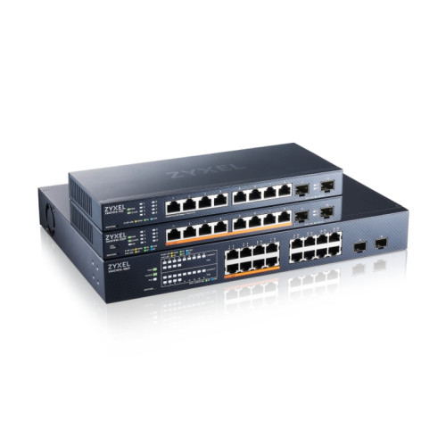 Коммутатор/ Multigigabit Smart L3 Lite switch Zyxel NebulaFlex XMG1915-18EP, rack 19