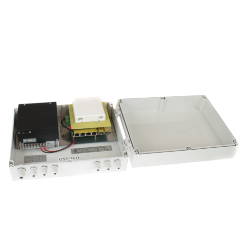 Коммутатор/ SW-80402-W(port 60W) Уличный PoE коммутатор Gigabit Ethernet на 6 портов. Порты: 4 x GE (10/100/1000Base-T) с PoE (до 60W) + 2 x GE SFP (1000Base-X). Соответствует стандартам PoE IEEE 802.3af/at. Автоматическое определение PoE устройств. Сумма