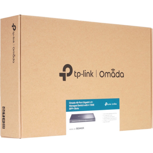 Коммутатор TP-Link SG3452X (L2+) 48x1Гбит/с 4SFP+ управляемый