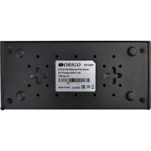 Коммутатор/ Unmanaged Switch 6x100Base-TX (4x100Base-TX PoE), PoE Budget 60W, Long-range PoE up to 250m, metal case