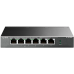 4-port 10/100 Mbit / s unmanaged PoE + switch with 2 10/100 Mbit/s Uplink ports, metal case, desktop installation, 4 802.3 af/at PoE+ ports, 2 10/100 Mbit/s Uplink ports