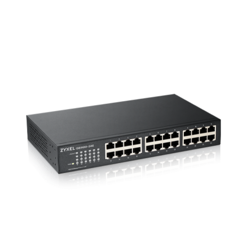 Коммутатор/ ZYXEL GS1100-24E Switch , 24xGE, rack 19 