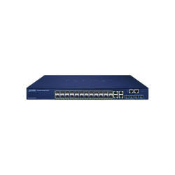 коммутатор/ PLANET SGS-5240-20S4C4XR L2+ 20-Port 100/1000X SFP + 4-Port Gigabit TP/SFP + 4-Port 10G SFP+ Stackable Managed Switch with 36-72V Redundant Power (Hardware Layer3 IPv4/IPv6 Static Routing, ERPS Ring, hardware stacking up to 6 units, IP cluster